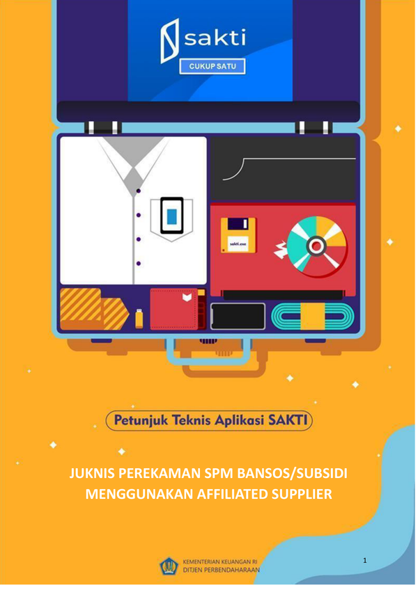 Juknis Perekaman SPM 239 - LS Rekening Penyalur - Affiliated Supplier