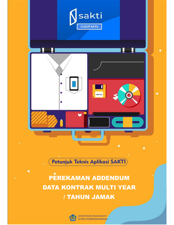 Juknis SAKTI Rekam Addendum Kontrak Multi Year SAKTI WEB