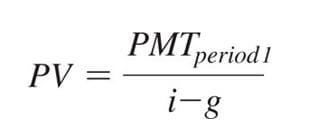 Rumus Growing Prepetuity